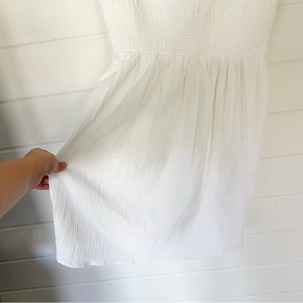 American Eagle White Mini Dress with Adjustable Straps Size XL - Picture 3 of 10
